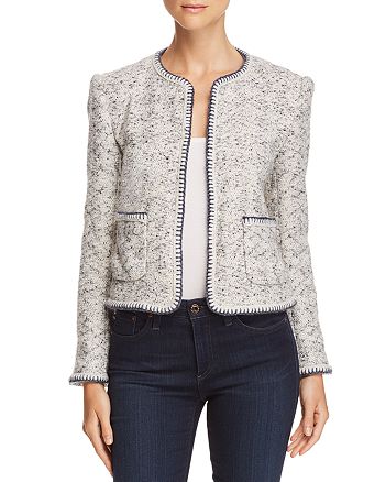 Rebecca Taylor Speckled-Tweed Jacket | Bloomingdale's