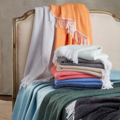 Pezzo Fringe Throw Blanket