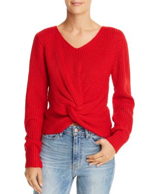 Twist-Front Sweater 