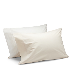 Coyuchi Organic Cotton Percale King Pillowcase, Pair In Natural