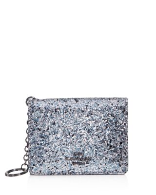 coach glitter card case