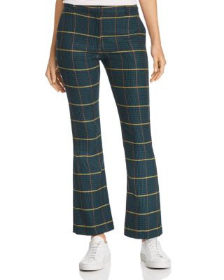 Anine Bing - Cindy Flared Plaid Pants