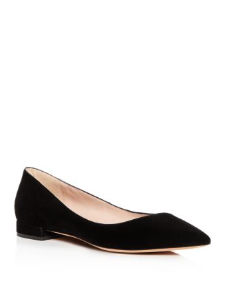 Armani Women&#39;s Pointed Toe Ballet Flats | Bloomingdale&#39;s