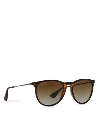  Erika Polarized Classic Round Sunglasses, 54mm