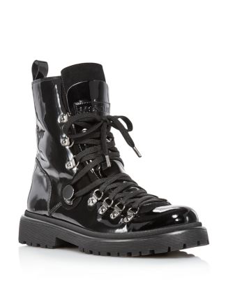 Moncler Women's Berenice Patent Leather Hiker Boots | Bloomingdale's