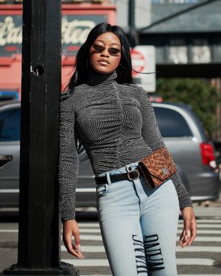 alexanderwang T by Alexander Wang Jeans, AQUA Bag - Exclusive