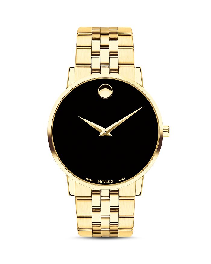 MOVADO MUSEUM CLASSIC YELLOW GOLD-TONE WATCH, 40MM,0607203