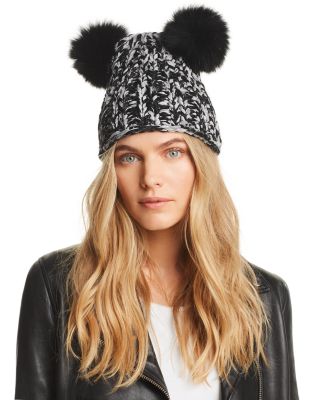 Eugenia Kim Mimi Fox Fur Pom-Pom Beanie | Bloomingdale display picture 1