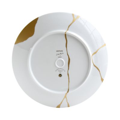 Kintsugi-Sarkis 24K Gold Coupe Plate