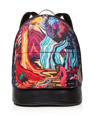 Paul Smith Dreamer Print Leather Backpack Bloomingdale s