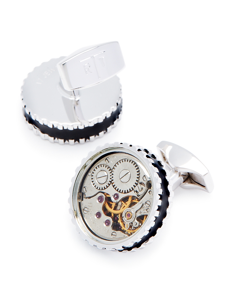 TATEOSSIAN SKELETON GEAR CUFFLINKS CL7701