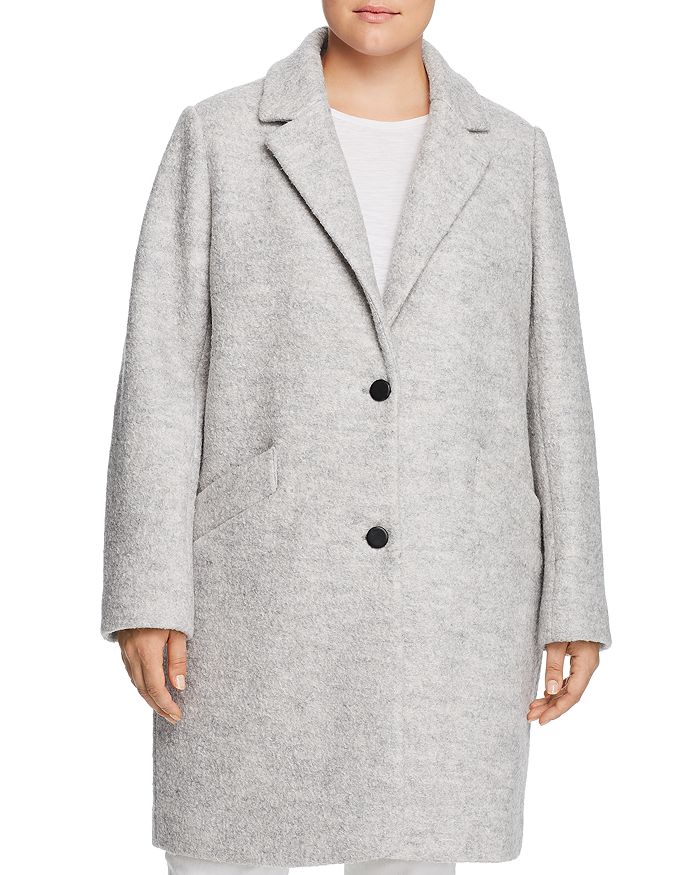 Marc New York Paige Boucle Coat In Ivory Heather