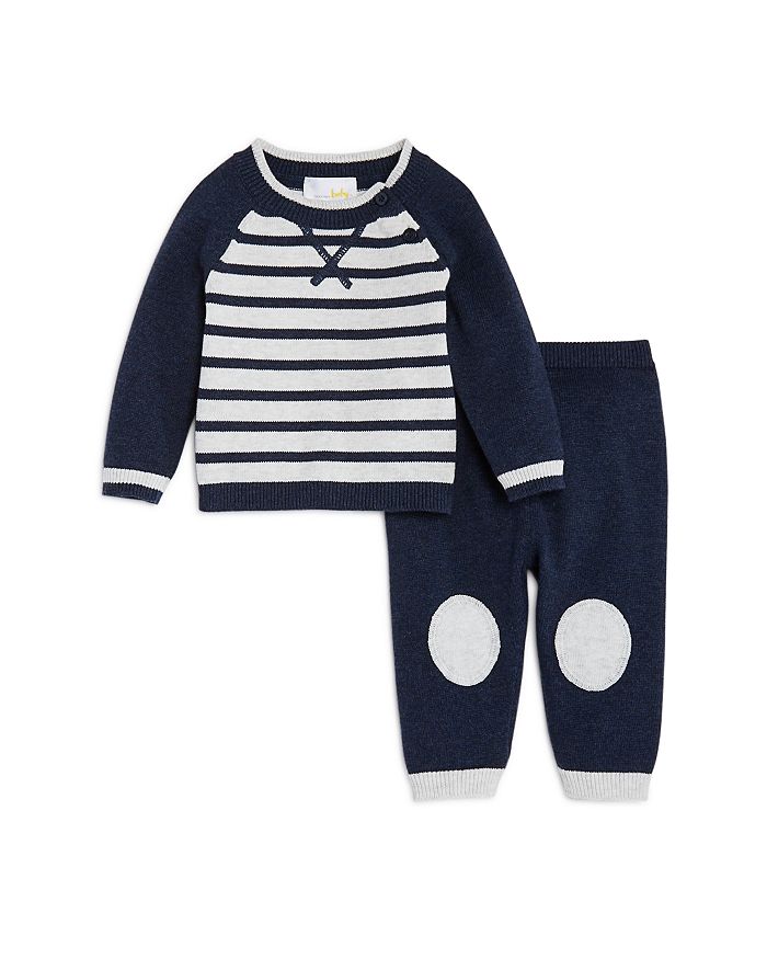 Bloomie's Baby Bloomie's Boys' Striped Sweater & Knit Pants Set, Baby ...