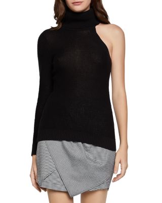 One sleeve turtleneck sweater hotsell