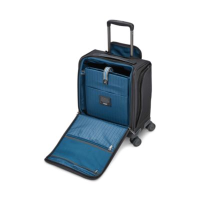 hartmann herringbone deluxe underseat carry on spinner