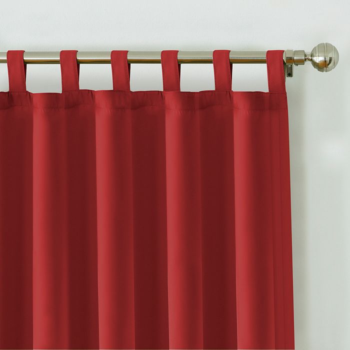 Shop Elrene Home Fashions Matine Indoor/outdoor Window Panel, 52 X 95 In Red