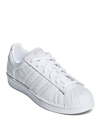Adidas Women S Superstar Lace Up Leather Sneakers Bloomingdale S
