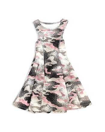 Terez Girls Metallic Camo Print Dress Little Kid Bloomingdale S