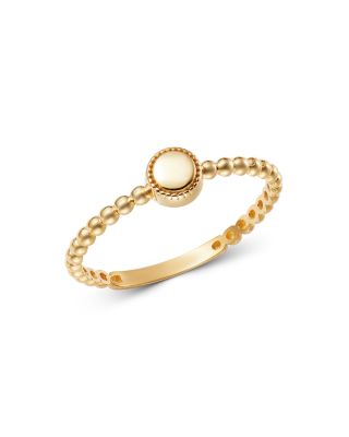 Moon & Meadow - 14K Yellow Gold Circle Ring - Exclusive