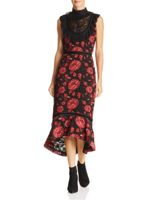 alice and olivia evelina dress