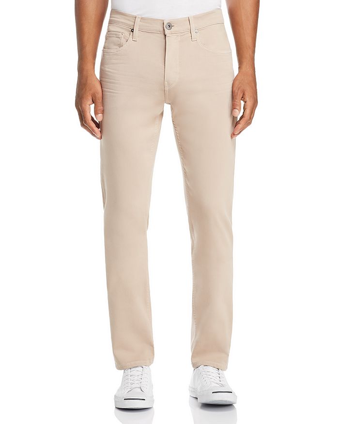 PAIGE Federal Slim Straight Fit Jeans in Toasted Almond | Bloomingdale's