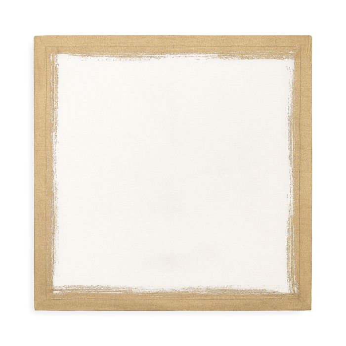 Villeroy & Boch Metallic Brushstroke Napkins, Set Of 4 In Ivory