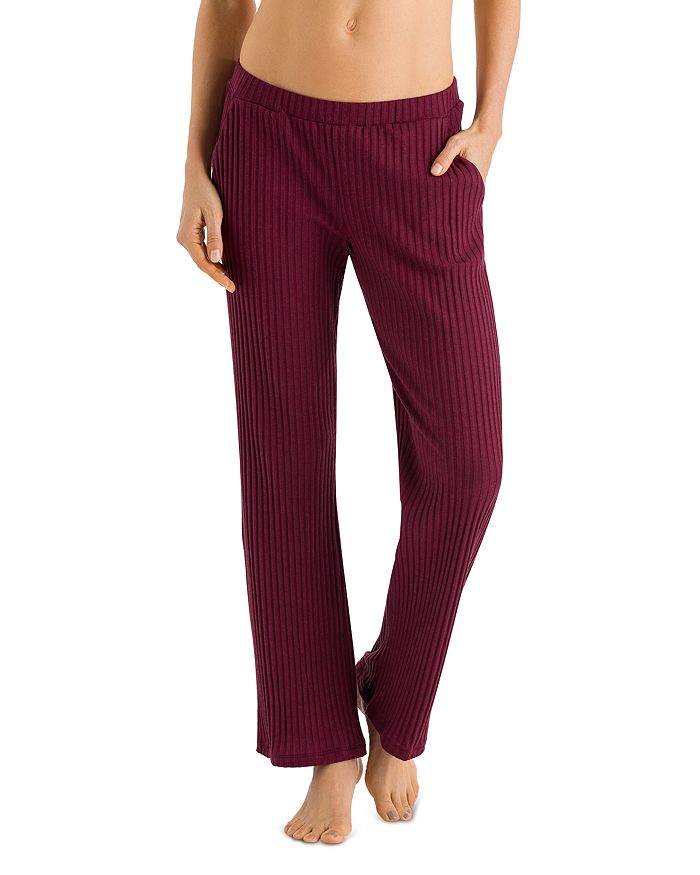 womens ribbed lounge pants