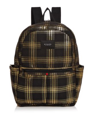 STATE Kane Metallic Plaid Backpack | Bloomingdale's