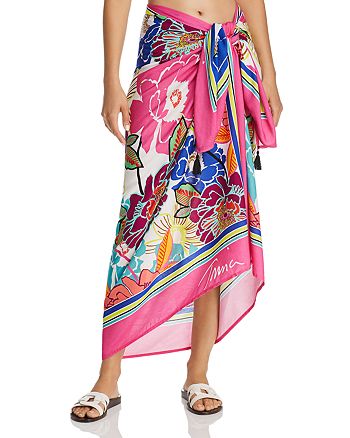 Trina Turk Radiant Blooms Pareo Swim Cover-Up | Bloomingdale's