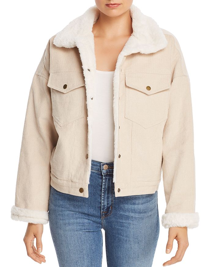 Sadie & Sage SherpaLined Corduroy Jacket Bloomingdale's