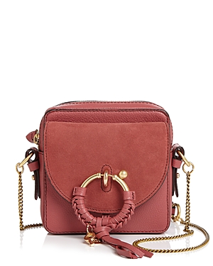 SEE BY CHLOÉ SEE BY CHLOE JOAN SMALL LEATHER & SUEDE CROSSBODY,S19SS994330