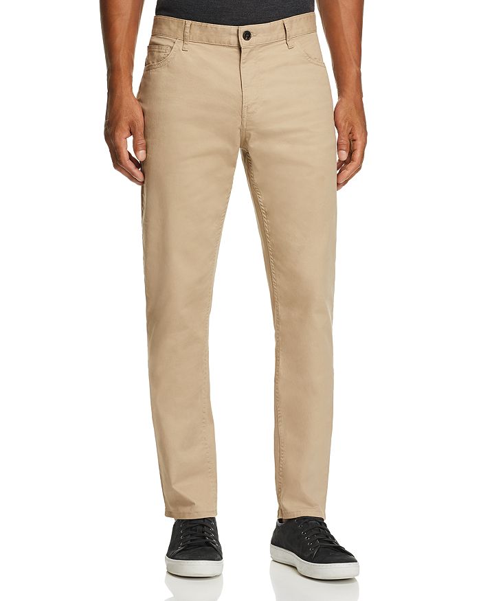 Shop Michael Kors Parker Slim Fit Pants In Khaki