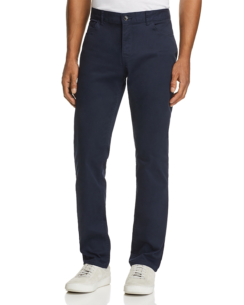 Michael Kors Parker Slim Fit Pants In Midnight