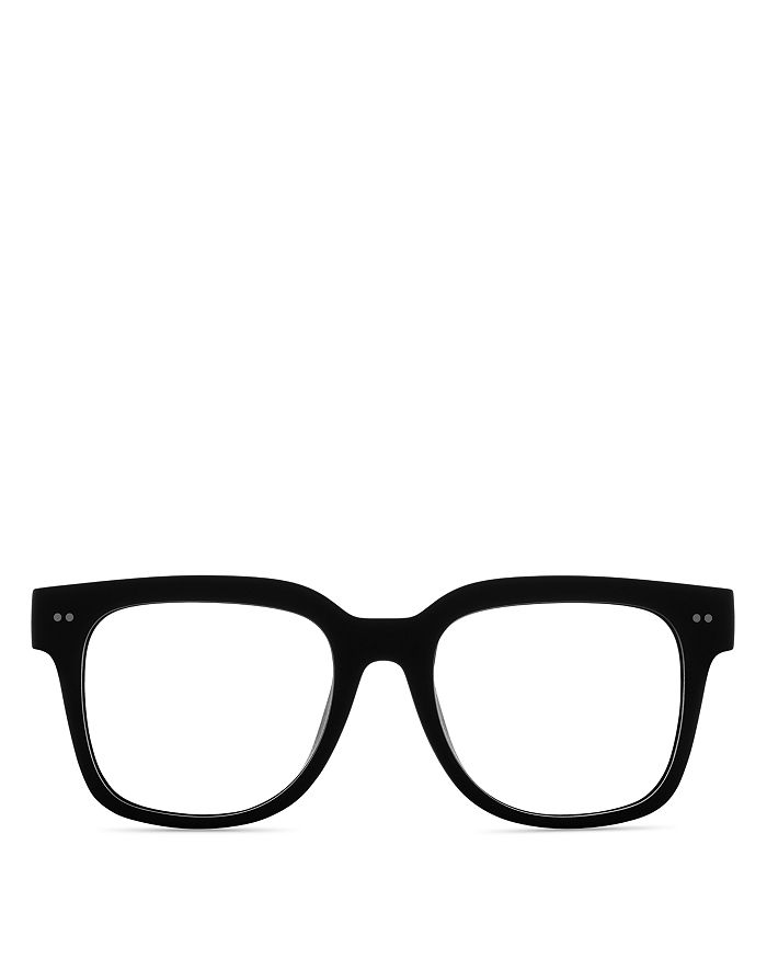 Shop Look Optic Laurel Square Blue Light Glasses, 51mm In Black