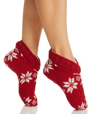 Ralph Lauren Snowflake Slipper Socks 