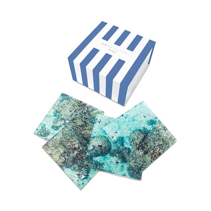 Gray Malin Reef 4Piece Coaster Set Bloomingdale's