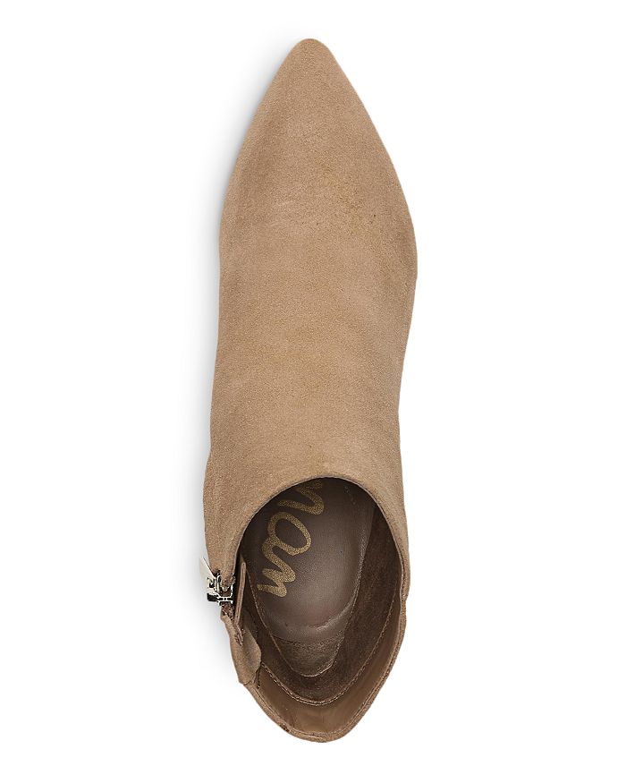 Sam Edelman Hilty Suede Ankle Boots In Golden Suede ModeSens