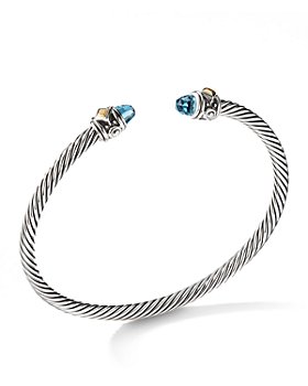 Blue Topaz bangle braceletBlue JewelryGemstone BraceletNautical braceletSpring FashionBridesmaidblue bangleblue bracelet