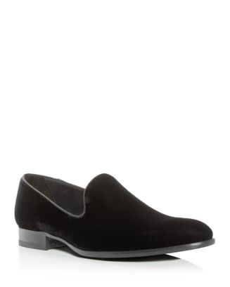 To Boot New York Lucca Velvet Loafer Leather Trim Black Men\'s Size 7.5 Italian 0400097805146_BLACK?wid=830&  main image 2