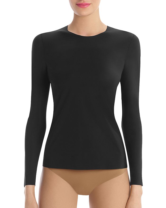 Commando Whisper Long-sleeve Top In Black