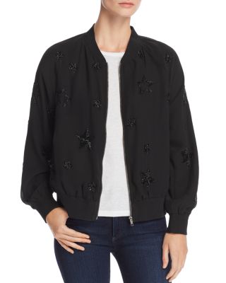 beaded bomber jacket