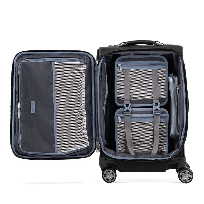 Shop Travelpro Platinum Elite 20 Expandable Business Plus Carry On Spinner In Shadow Black