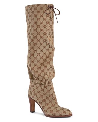 Gucci GG Monogram Over-The-Knee-Boots