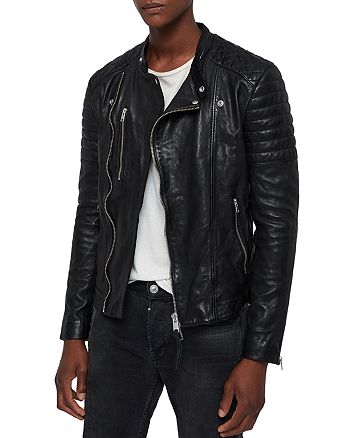 ALLSAINTS Sarls Leather Biker Jacket | Bloomingdale's
