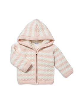 Angel Dear - Girls' Striped Knit Sherpa-Lined Jacket - Baby