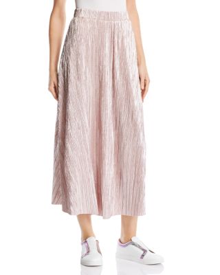 Free People - High Holiday Pliss&eacute; Midi Skirt