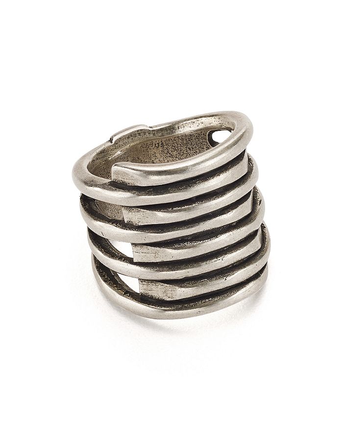 Uno De 50 Tornado Ring In Silver