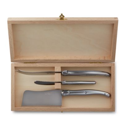 Laguiole Jean Dubost - 3-Piece Stainless Steel Cheese Set