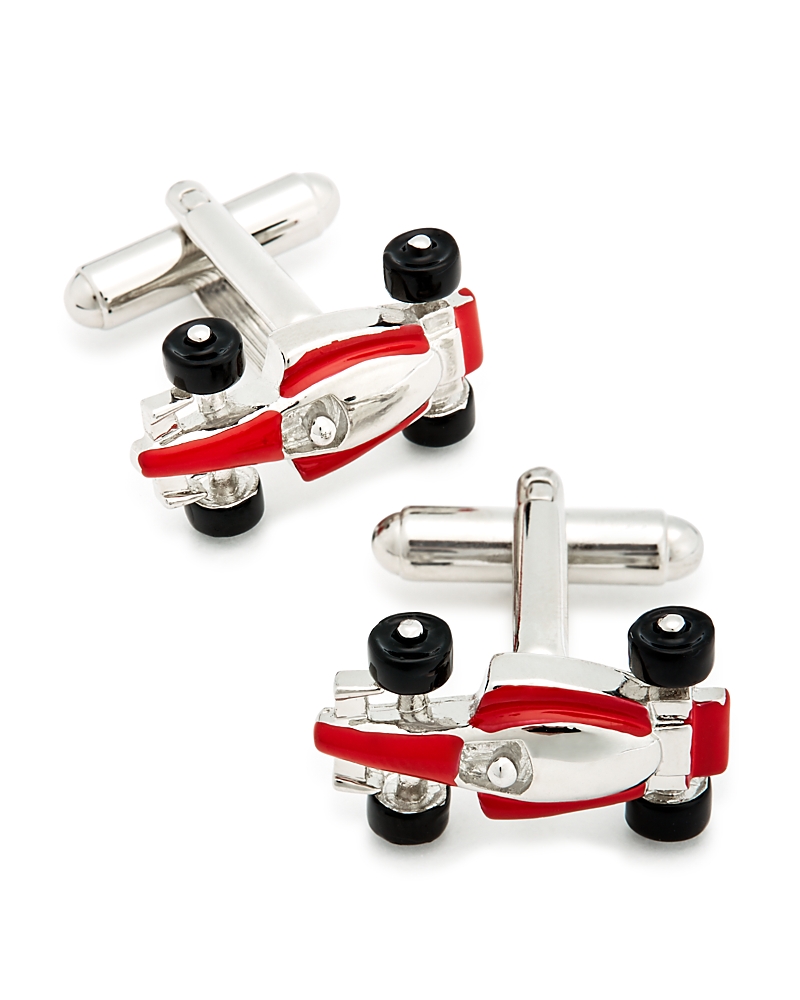 Link Up Race Car Cuff Links In Red
