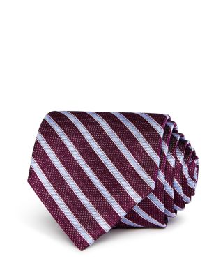 The Men's Store at Bloomingdale's - Textured Stripe Silk Classic Tie - 100% Exclusive